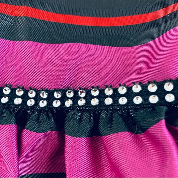 Baby Girl Youngland 2 Piece Stripe Woven Dress With Shrug - Picture 9 of 16